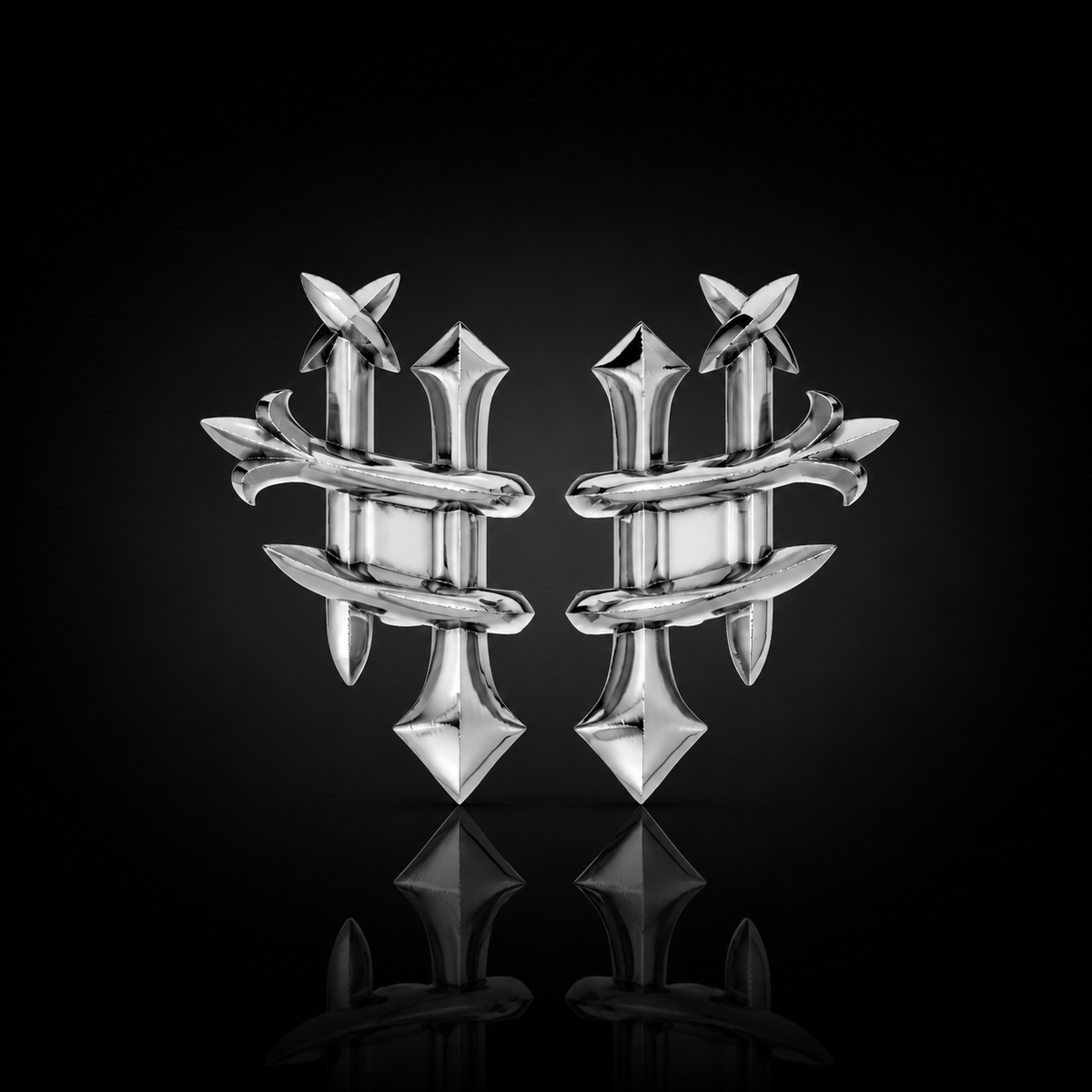 Troika Unity Earrings